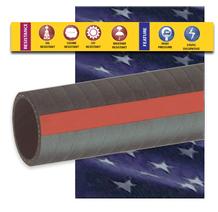 RP9 Rubber Hot Tar and Asphalt Hose